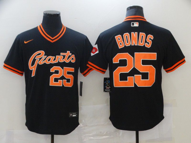 Men San Francisco Giants 25 Bonds Black Game 2021 Nike MLB Jersey Men San Francisco Giants 25 Bonds Black Game 2021 Nike MLB Jersey