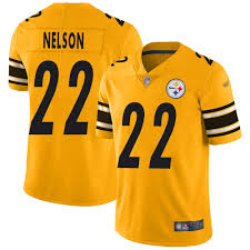 Men Steelers #22 Steven Nelson Gold Football Limited Inverted Legend Jersey Men Steelers #22 Steven Nelson Gold Football Limited Inverted Legend Jersey