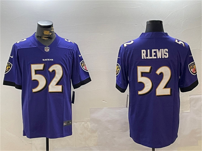 Men’s Baltimore Ravens #52 Ray Lewis Purple Vapor Untouchable Limited Football Jersey Men’s Baltimore Ravens #52 Ray Lewis Purple Vapor Untouchable Limited Football Jersey