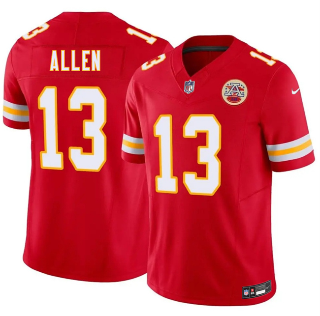 Men’s Kansas City Chiefs #13 Cyrus Allen Red 2026 Draft F.U.S.E. Vapor Untouchable Limited Stitched Football Jersey Men’s Kansas City Chiefs #13 Cyrus Allen Red 2026 Draft F.U.S.E. Vapor Untouchable Limited Stitched Football Jersey