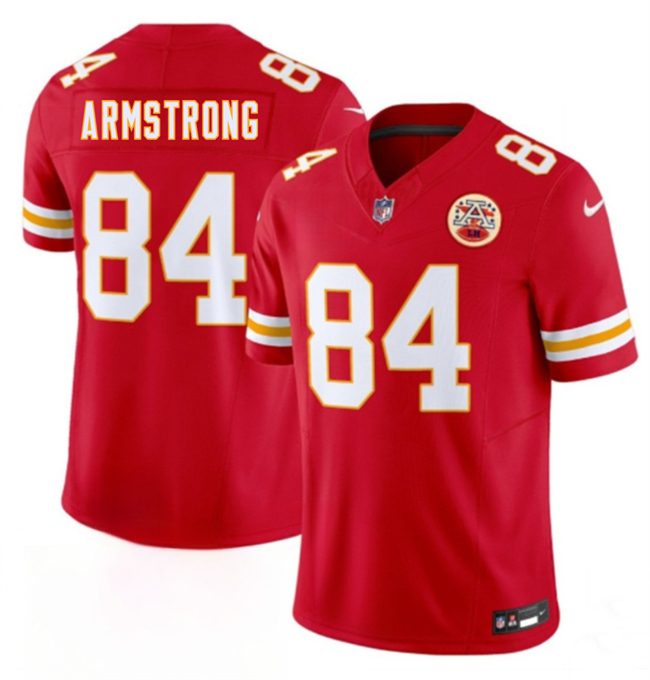Men’s Kansas City Chiefs #84 Andrew Armstrong Red 2026 F.U.S.E. Vapor Untouchable Limited Stitched Football Jersey Men’s Kansas City Chiefs #84 Andrew Armstrong Red 2026 F.U.S.E. Vapor Untouchable Limited Stitched Football Jersey