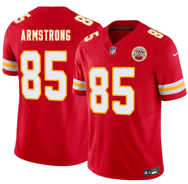 Men’s Kansas City Chiefs #85 Andrew Armstrong Red 2026 F.U.S.E. Vapor Untouchable Limited Stitched Football Jersey Men’s Kansas City Chiefs #85 Andrew Armstrong Red 2026 F.U.S.E. Vapor Untouchable Limited Stitched Football Jersey