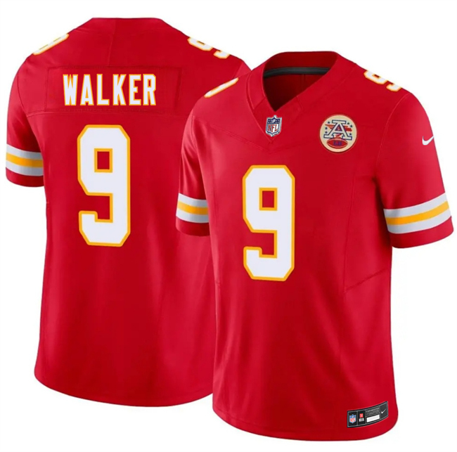 Men’s Kansas City Chiefs #9 Kenneth Walker III Red 2026 F.U.S.E. Vapor Untouchable Limited Stitched Football Jersey Men’s Kansas City Chiefs #9 Kenneth Walker III Red 2026 F.U.S.E. Vapor Untouchable Limited Stitched Football Jersey