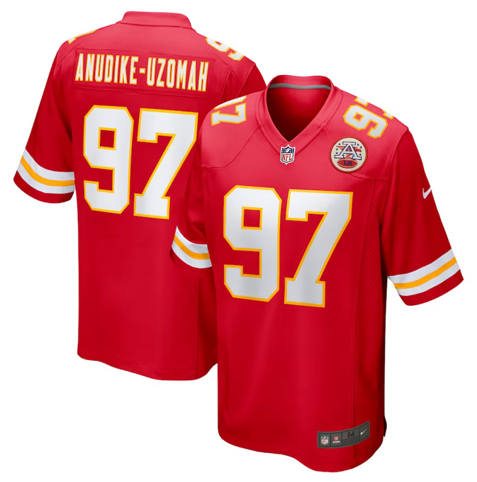 Men’s Kansas City Chiefs #97 Felix Anudike-Uzomah Red Limited Stitched Football Game Jersey Men’s Kansas City Chiefs #97 Felix Anudike-Uzomah Red Limited Stitched Football Game Jersey