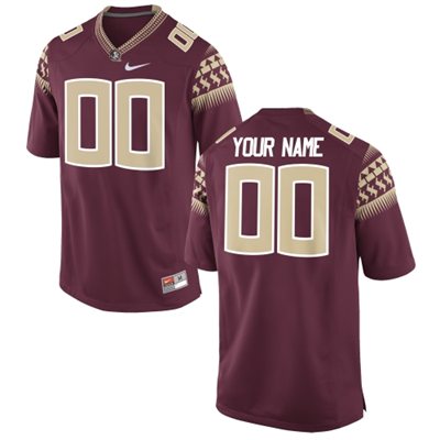 Mens Florida State Seminoles Custom Replica Football Jersey - 2015 Garnet Mens Florida State Seminoles Custom Replica Football Jersey - 2015 Garnet