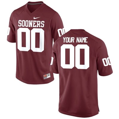 Mens Oklahoma Sooners Custom Replica Football Jersey - 2015 Red Mens Oklahoma Sooners Custom Replica Football Jersey - 2015 Red