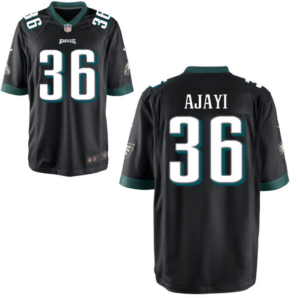 Mens Philadelphia Eagles #36 Jay Ajayi Nike Black Jersey