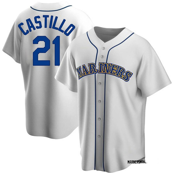 Mens Seattle Mariners #21 Luis Castillo Authentic Alternate Jerseys Mens Seattle Mariners #21 Luis Castillo Authentic Alternate Jerseys