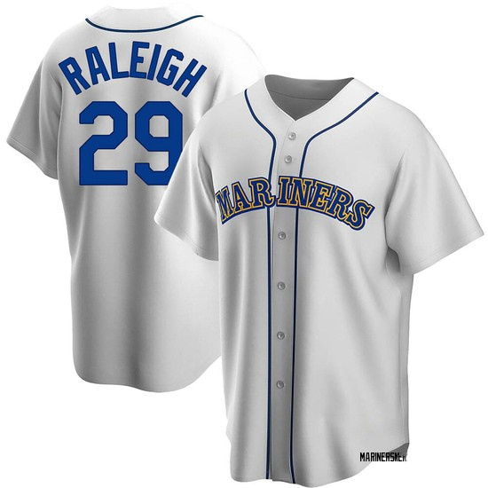 Mens Seattle Mariners #29 Cal Raleigh Authentic Alternate Jerseys Mens Seattle Mariners #29 Cal Raleigh Authentic Alternate Jerseys