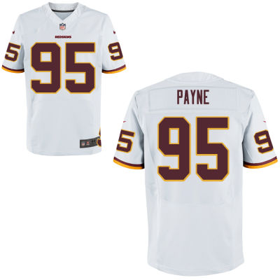 Mens Washington Redskins #95 Payne White Elite Jersey Mens Washington Redskins #95 Payne White Elite Jersey