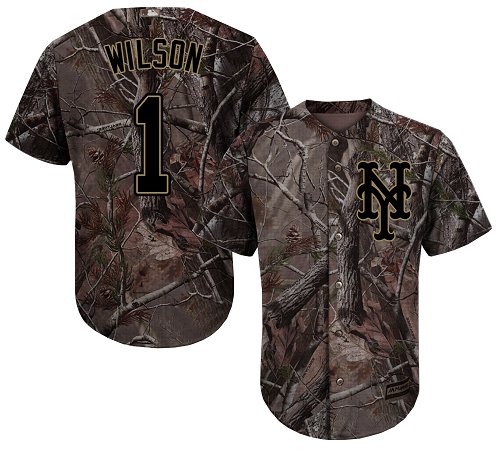 Mets #1 Mookie Wilson Camo Realtree Collection Cool Base Stitched Youth Baseball Jersey Mets #1 Mookie Wilson Camo Realtree Collection Cool Base Stitched Youth Baseball Jersey