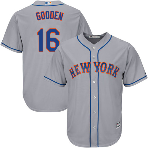 Mets #16 Dwight Gooden Grey Cool Base Stitched Youth MLB Jersey Mets #16 Dwight Gooden Grey Cool Base Stitched Youth MLB Jersey
