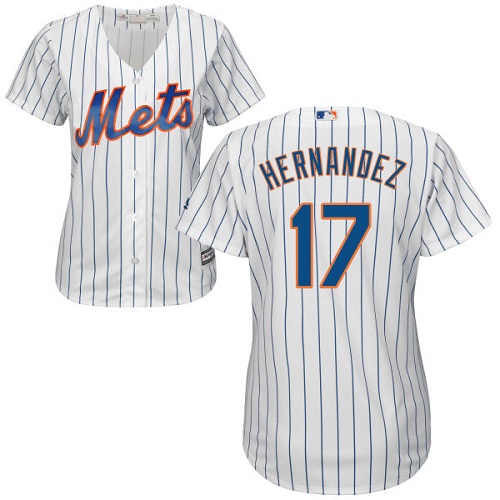 Mets #17 Keith Hernandez White(Blue Strip) Home Women's Stitched MLB Jersey Mets #17 Keith Hernandez White(Blue Strip) Home Women's Stitched MLB Jersey