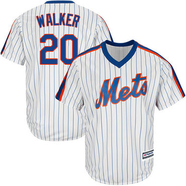 Mets #20 Neil Walker White(Blue Strip) Alternate Cool Base Stitched Youth MLB Jersey Mets #20 Neil Walker White(Blue Strip) Alternate Cool Base Stitched Youth MLB Jersey