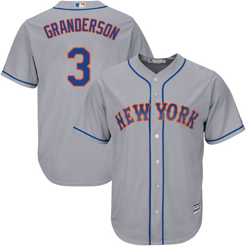 Mets #3 Curtis Granderson Grey Cool Base Stitched Youth MLB Jersey Mets #3 Curtis Granderson Grey Cool Base Stitched Youth MLB Jersey