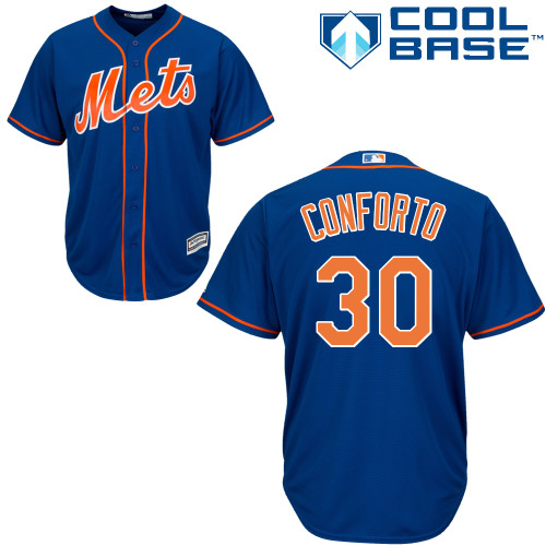Mets #30 Michael Conforto Blue Cool Base Stitched Youth MLB Jersey Mets #30 Michael Conforto Blue Cool Base Stitched Youth MLB Jersey