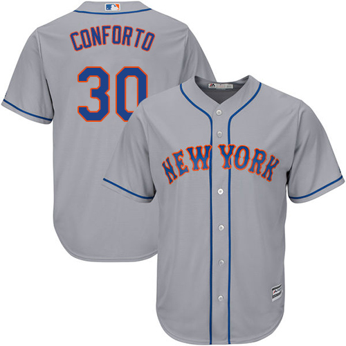 Mets #30 Michael Conforto Grey Cool Base Stitched Youth MLB Jersey Mets #30 Michael Conforto Grey Cool Base Stitched Youth MLB Jersey
