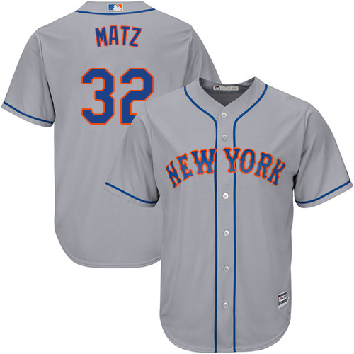 Mets #32 Steven Matz Grey Cool Base Stitched Youth MLB Jersey Mets #32 Steven Matz Grey Cool Base Stitched Youth MLB Jersey