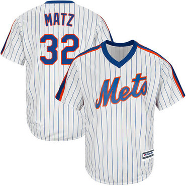 Mets #32 Steven Matz White(Blue Strip) Alternate Cool Base Stitched Youth MLB Jersey Mets #32 Steven Matz White(Blue Strip) Alternate Cool Base Stitched Youth MLB Jersey