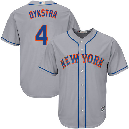 Mets #4 Lenny Dykstra Grey Cool Base Stitched Youth MLB Jersey Mets #4 Lenny Dykstra Grey Cool Base Stitched Youth MLB Jersey