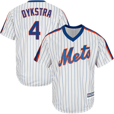 Mets #4 Lenny Dykstra White(Blue Strip) Alternate Cool Base Stitched Youth MLB Jersey Mets #4 Lenny Dykstra White(Blue Strip) Alternate Cool Base Stitched Youth MLB Jersey