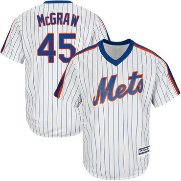 Mets #45 Tug McGraw White(Blue Strip) Alternate Cool Base Stitched Youth MLB Jersey Mets #45 Tug McGraw White(Blue Strip) Alternate Cool Base Stitched Youth MLB Jersey