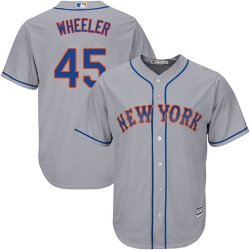 Mets #45 Zack Wheeler Grey Cool Base Stitched Youth MLB Jersey Mets #45 Zack Wheeler Grey Cool Base Stitched Youth MLB Jersey