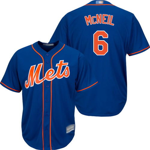 Mets #6 Jeff McNeil Blue Cool Base Stitched Youth Baseball Jersey Mets #6 Jeff McNeil Blue Cool Base Stitched Youth Baseball Jersey