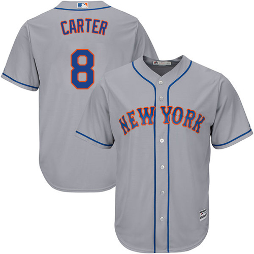 Mets #8 Gary Carter Grey Cool Base Stitched Youth MLB Jersey Mets #8 Gary Carter Grey Cool Base Stitched Youth MLB Jersey