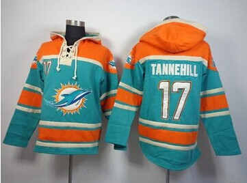 Miami Dolphins #17 Ryan Tannehill Aqua Green Sawyer Hooded Sweatshirt NFL Hoodie Miami Dolphins #17 Ryan Tannehill Aqua Green Sawyer Hooded Sweatshirt NFL Hoodie
