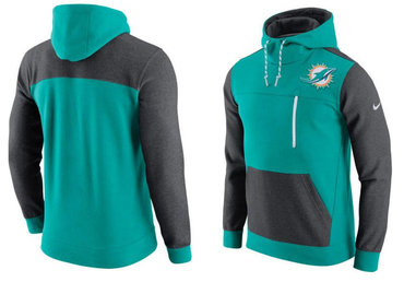 Miami Dolphins Nike AV15 Fleece Pullover Hoodie Aqua Miami Dolphins Nike AV15 Fleece Pullover Hoodie Aqua