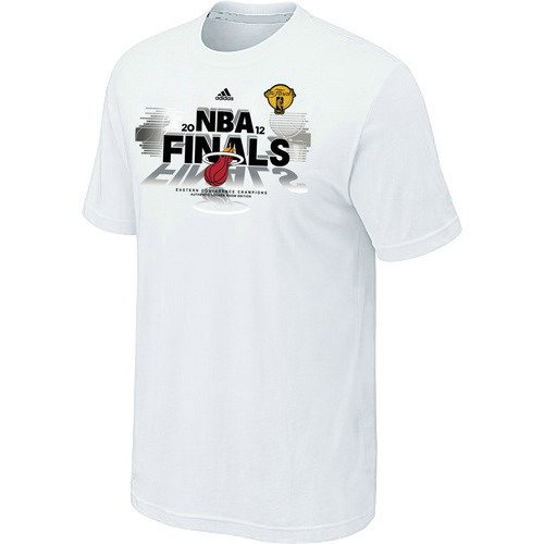 Miami Heat Adidas 2012 Eastern White T-Shirts Miami Heat Adidas 2012 Eastern White T-Shirts