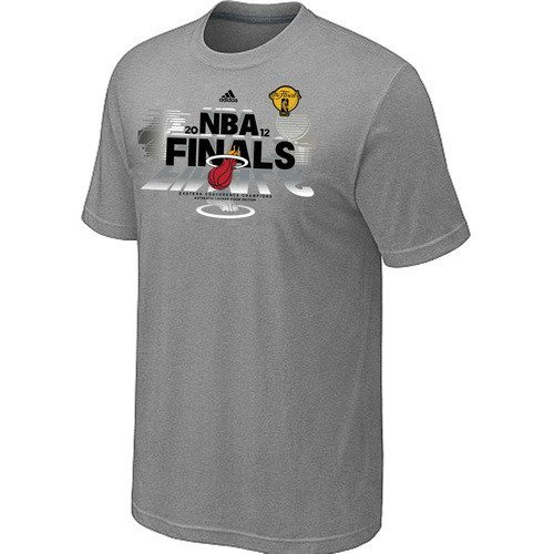 Miami Heat Adidas L.gray T-Shirts Miami Heat Adidas L.gray T-Shirts