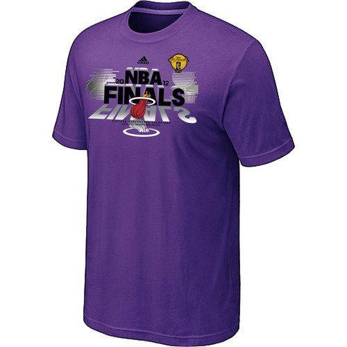 Miami Heat Adidas Purple T-Shirts Miami Heat Adidas Purple T-Shirts