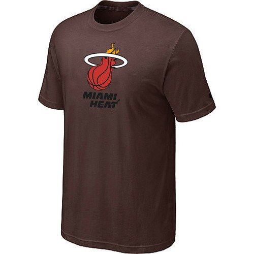 Miami Heat Big & Tall Primary Brown T-Shirts Miami Heat Big & Tall Primary Brown T-Shirts