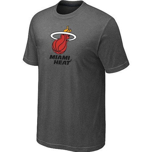 Miami Heat Big & Tall Primary Gray T-Shirts Miami Heat Big & Tall Primary Gray T-Shirts