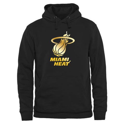 Miami Heat Gold Collection Pullover Hoodie Black Miami Heat Gold Collection Pullover Hoodie Black