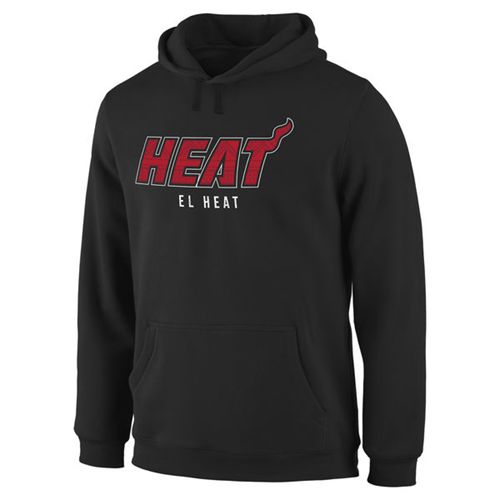 Miami Heat Noches Enebea Pullover Hoodie Black Miami Heat Noches Enebea Pullover Hoodie Black