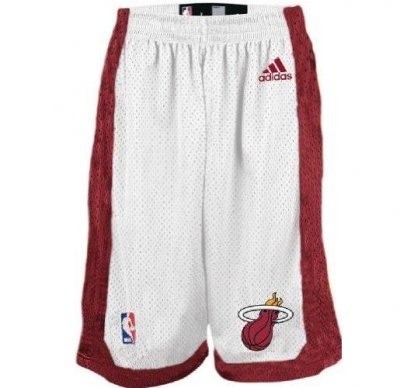 Miami Heat White Shorts