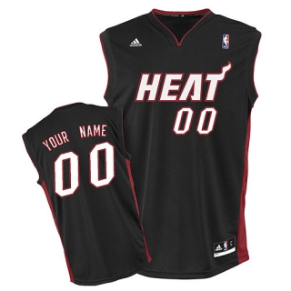 Miami Heat Youth Custom black Jersey Miami Heat Youth Custom black Jersey