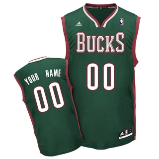 Milwaukee Bucks Youth Custom green Jersey Milwaukee Bucks Youth Custom green Jersey