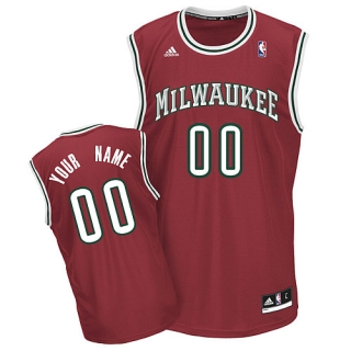 Milwaukee Bucks Youth Custom red Jersey Milwaukee Bucks Youth Custom red Jersey
