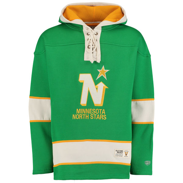 Minnesota North Stars Green Men's Customized Hooded Sweatshirt Minnesota North Stars Green Men's Customized Hooded Sweatshirt