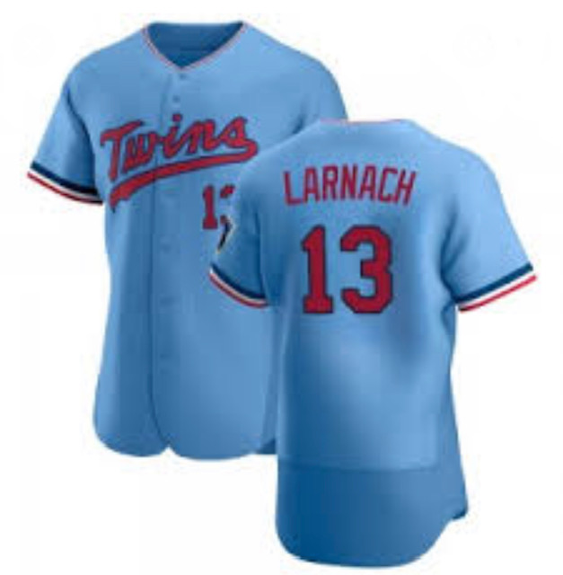 Minnesota Twins #13 Trevor Larnach Blue Jerseys Minnesota Twins #13 Trevor Larnach Blue Jerseys