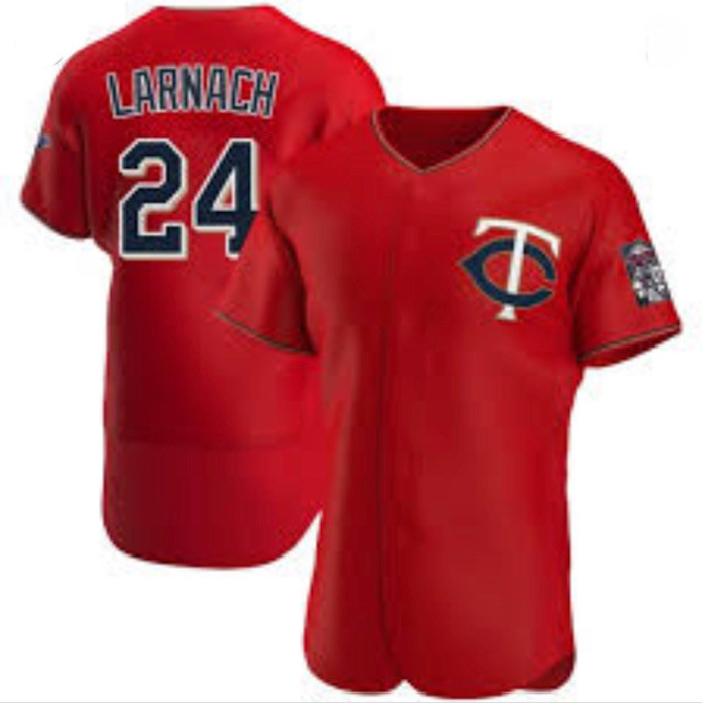 Minnesota Twins #24 Trevor Larnach Red Jerseys