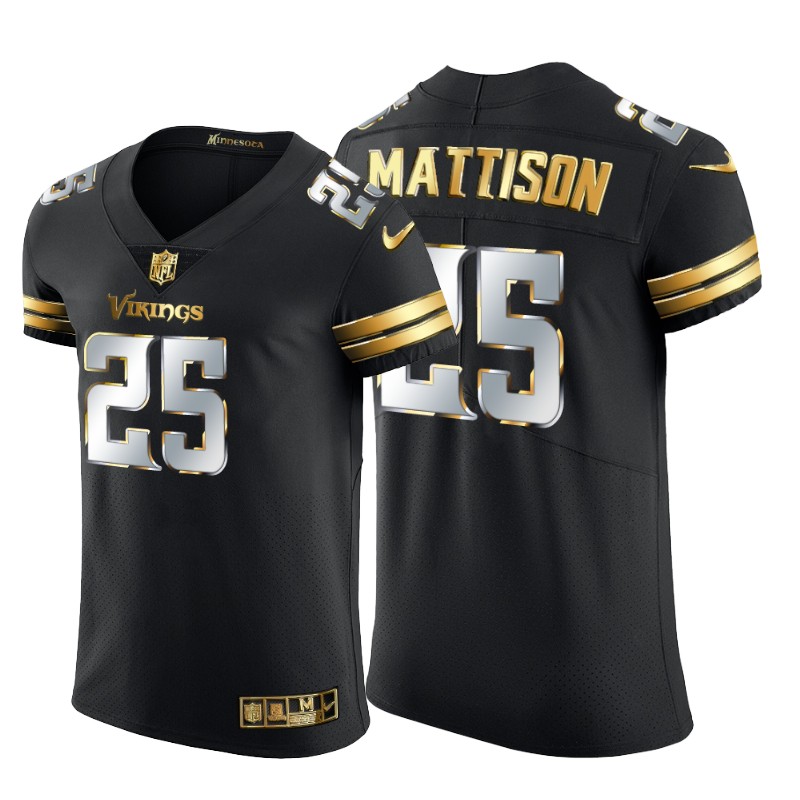 Minnesota Vikings #25 Alexander Mattison Men's Nike Black Edition Vapor Untouchable Elite NFL Jersey Minnesota Vikings #25 Alexander Mattison Men's Nike Black Edition Vapor Untouchable Elite NFL Jersey