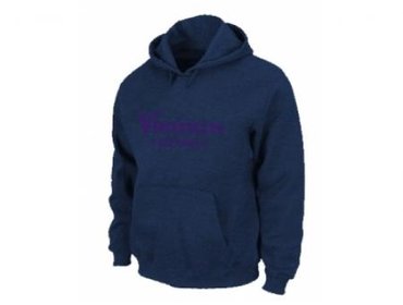 Minnesota Vikings Authentic font Pullover Hoodie D.Blue Minnesota Vikings Authentic font Pullover Hoodie D.Blue