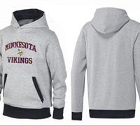 Minnesota Vikings Heart & Soul Pullover Hoodie Grey & Black Minnesota Vikings Heart & Soul Pullover Hoodie Grey & Black