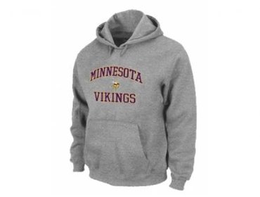 Minnesota Vikings Heart & Soul Pullover Hoodie Grey