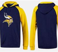 Minnesota Vikings Logo Pullover Hoodie Dark Blue & Yellow Minnesota Vikings Logo Pullover Hoodie Dark Blue & Yellow
